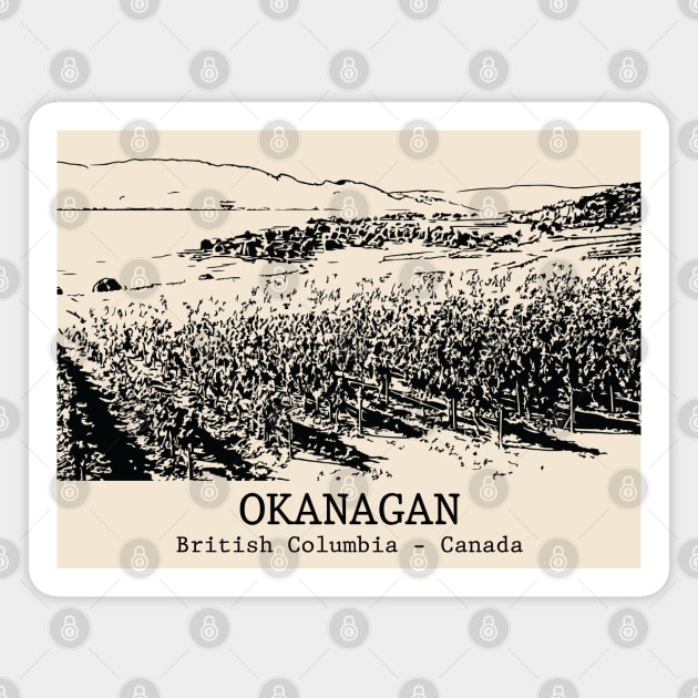 Okanagan - British Columbia Magnet by Lakeric